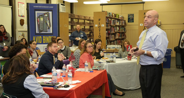  Hamilton Preparatory Academy hosted an AVID Showcase